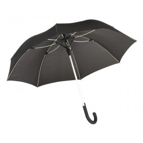 Automatic stick umbrella CANCAN, black, white Automatic stick umbrella CANCAN, black, white