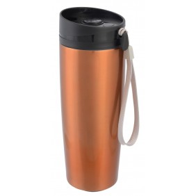 Double-walled travel mug EARLY MORNING, copper Double-walled travel mug EARLY MORNING, copper