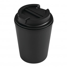 Travel mug "FlexiCup 300ml, black Travel mug "FlexiCup 300ml, black