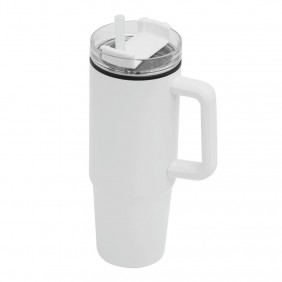 Travel mug 'Drink Ulty', 900ml. white Travel mug 'Drink Ulty', 900ml. white