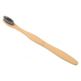 Bamboo toothbrush ECO CLEAN, brown, grey Bamboo toothbrush ECO CLEAN, brown, grey