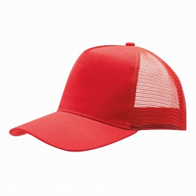 5-panel baseball cap FASTBALL, red 5-panel baseball cap FASTBALL, red