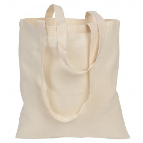 Cotton bag BIG PURE, beige Cotton bag BIG PURE, beige