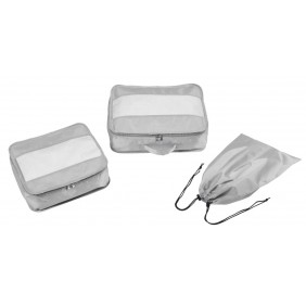 Travel kit TRAVEL ATTENDANT, 3 pieces, grey Travel kit TRAVEL ATTENDANT, 3 pieces, grey