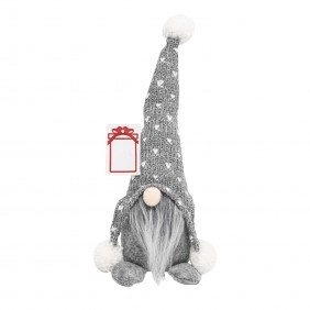 Gnome with Bobble hat "Franz", Grey Gnome with Bobble hat "Franz", Grey