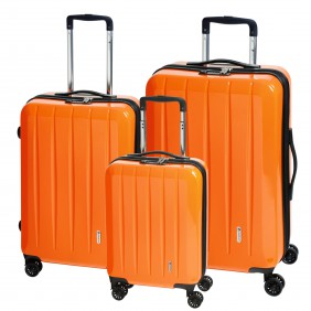 Trolley-set "London 2.0" 3-pcs, orange Trolley-set "London 2.0" 3-pcs, orange